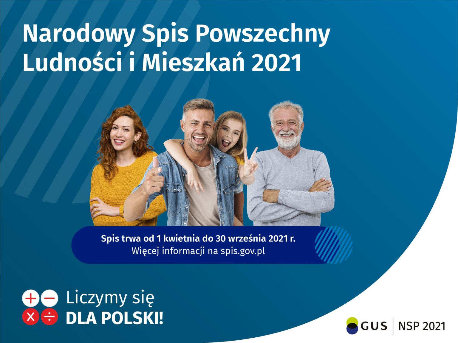 Główny Urząd Statystyczny prowadzi Narodowy Spis Powszechny Ludności i